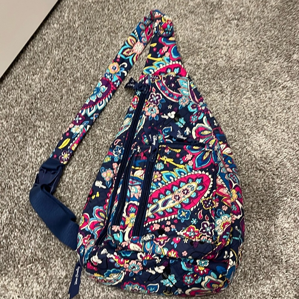 NWOT Disney x Vera Bradley sling backpack. Price firm